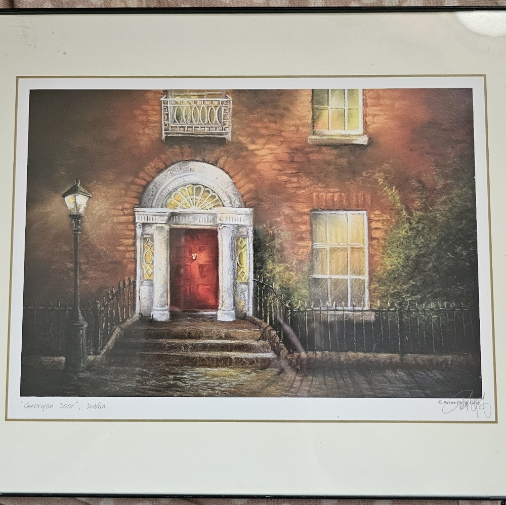 Irish Artist Philip Gray Signed Framed Print
